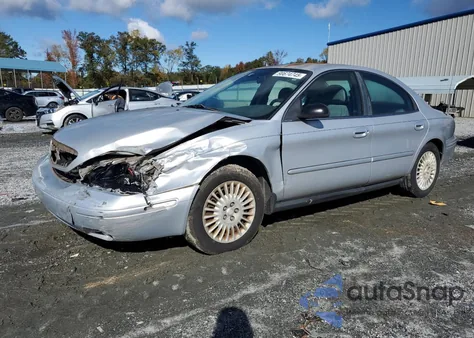 2004 Mercury Sable Gs from USA, damaged, VIN 1MEFM50U34A612349